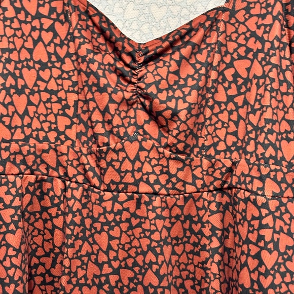 Torrid Mini Textured Hearts Knit Skater Dress 5X - Picture 7 of 10